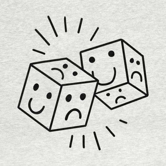 Mood dice by Uglyblacksheep